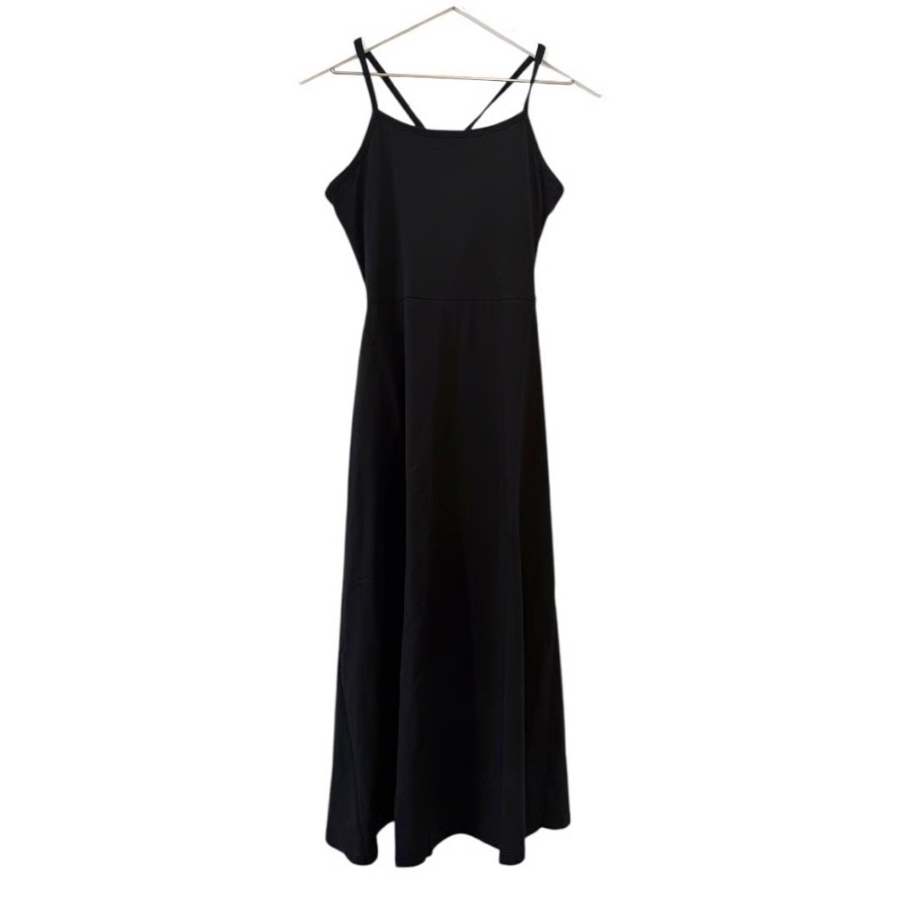 Pact fit and flare black dress S - Picture 3 of 5